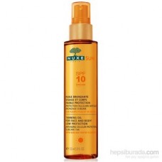 Nuxe Huile Solaire Spf 10 - Bronzlaştırıcı Yüz Ve Vücut Yağı Spf 10 150 Ml